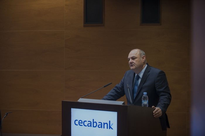 O CEO do Cecabank, José María Méndez, II Jornada de Securities Services do Cecabank